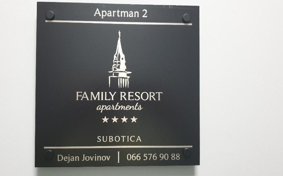 Family Resort Subotica Apartments Dış mekan fotoğraf